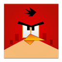 Red Angry Bird Frameless icon